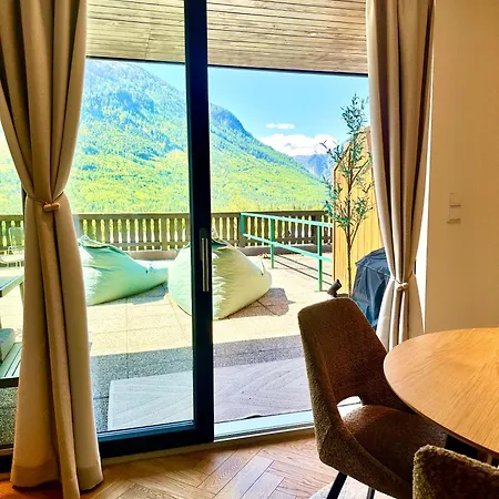 דירה Alpenzeit Mit Just Private Terrasse (adults Only) באד אאוסי