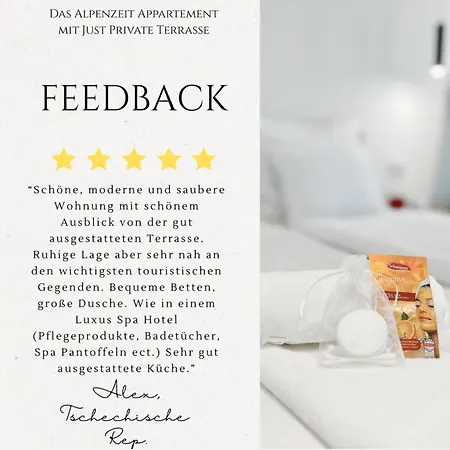 דירה Alpenzeit Mit Just Private Terrasse (adults Only) *